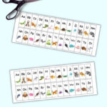 Animal Alphabet Strip Free Printable   The Artisan Life For Fundations Alphabet Strip Printable