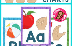 Asl Alphabet Charts – Preschool Mom within Printable Sign Language Alphabet