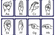 Asl Sign Language Flashcards – Free Printables – Teach Prints for Sign Language Letters Of The Alphabet Printable