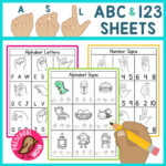 Asl Worksheets   Preschool Mom Intended For Asl Alphabet Quiz Printable