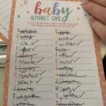 At A Baby Shower, You Had To Guess What The Mom To Be Would Say Regarding Baby Alphabet Game A To Z Answers Printable