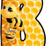 B Intended For Printable Bee Alphabet Letters