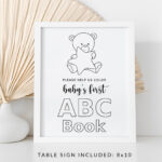 Baby'S First Abc Book   Blank Version   Draw Your Own For My First Alphabet Book Printable