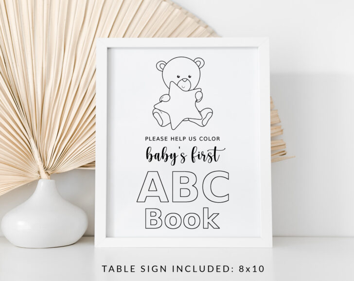 My First Alphabet Book Printable