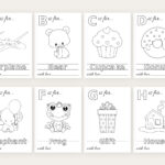 Baby'S First Abc Book   Coloring Pages   Baby Shower Activity For Mini Alphabet Books Printable