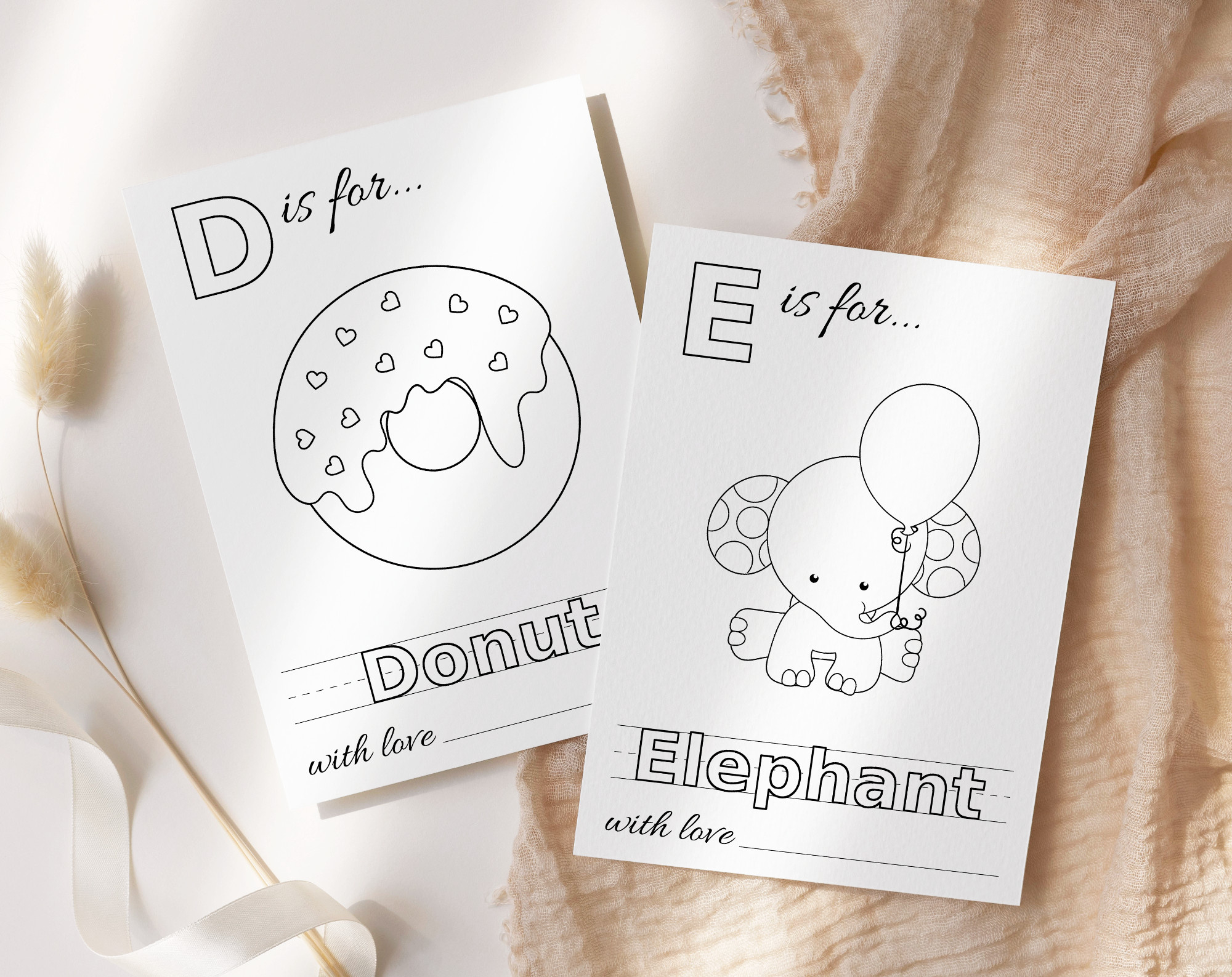 Baby&amp;#039;S First Abc Book - Coloring Pages - Baby Shower Activity for My First Alphabet Book Printable