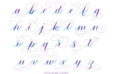 Beginner Calligraphy Clearance Fonts intended for Calligraphy Alphabet Fonts Printable