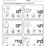 Beginning Sounds Worksheet   Free Printable, Digital, & Pdf Pertaining To Free Printable Alphabet Phonics Worksheets