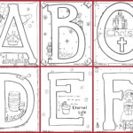 Bible Alphabet Coloring Pages   100% Free In Bible Alphabet A To Z Printable