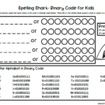 Binary Code For Kids  Spelling Shark Printables   Jdaniel4S Mom Pertaining To Printable Binary Code Alphabet