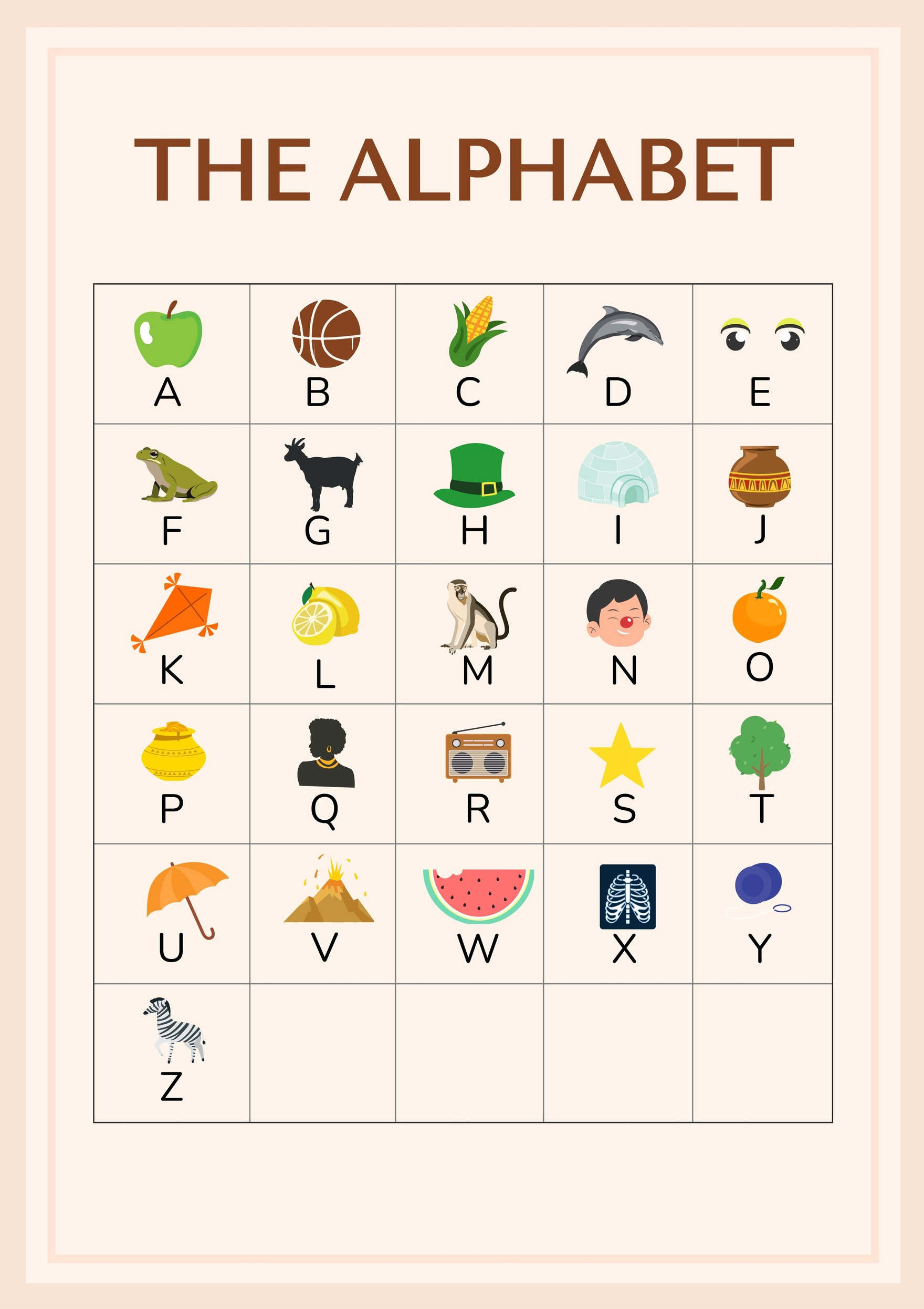 Boho Alphabet Chart In Illustrator, Pdf - Download | Template regarding Boho Alphabet Printable Free