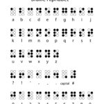 Braille Activity For Sighted Students   The Homeschool Scientist Pertaining To Printable Braille Alphabet Worksheet