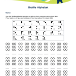Braille Template   Fill Online, Printable, Fillable, Blank | Pdffiller Inside Printable Braille Alphabet Worksheet