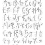 Brush Pen Calligraphy Popular For Beginners With Printable Brush Lettering Alphabet