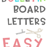 Bulletin Board Letters Made Easy (Simple Steps) In Free Printable Bulletin Board Alphabet Letters