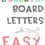 Bulletin Board Letters Made Easy (Simple Steps) Intended For Printable Alphabet Border For Classroom