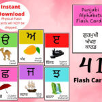 Buy Punjabi Alphabet Flash Cards,Printable,Gurmukhi Alphabets With With Punjabi Alphabet Flash Cards Printable