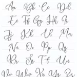 Calligraphy Alphabet Examples + Free Worksheets Pertaining To Printable Calligraphy Alphabet Letters