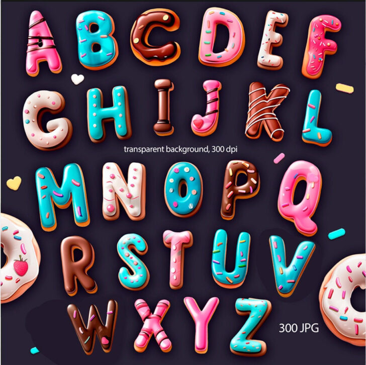 Alphabet Candyland Letters Printable