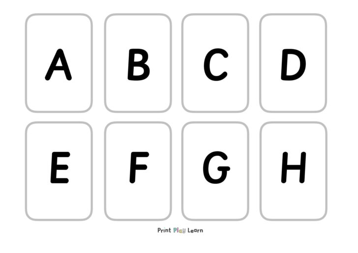 Alphabet Capital Letters Printable