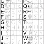 Capital & Small Letter Tracing Worksheet / Free Printable Worksheets In Printable Alphabet Big And Small Letters