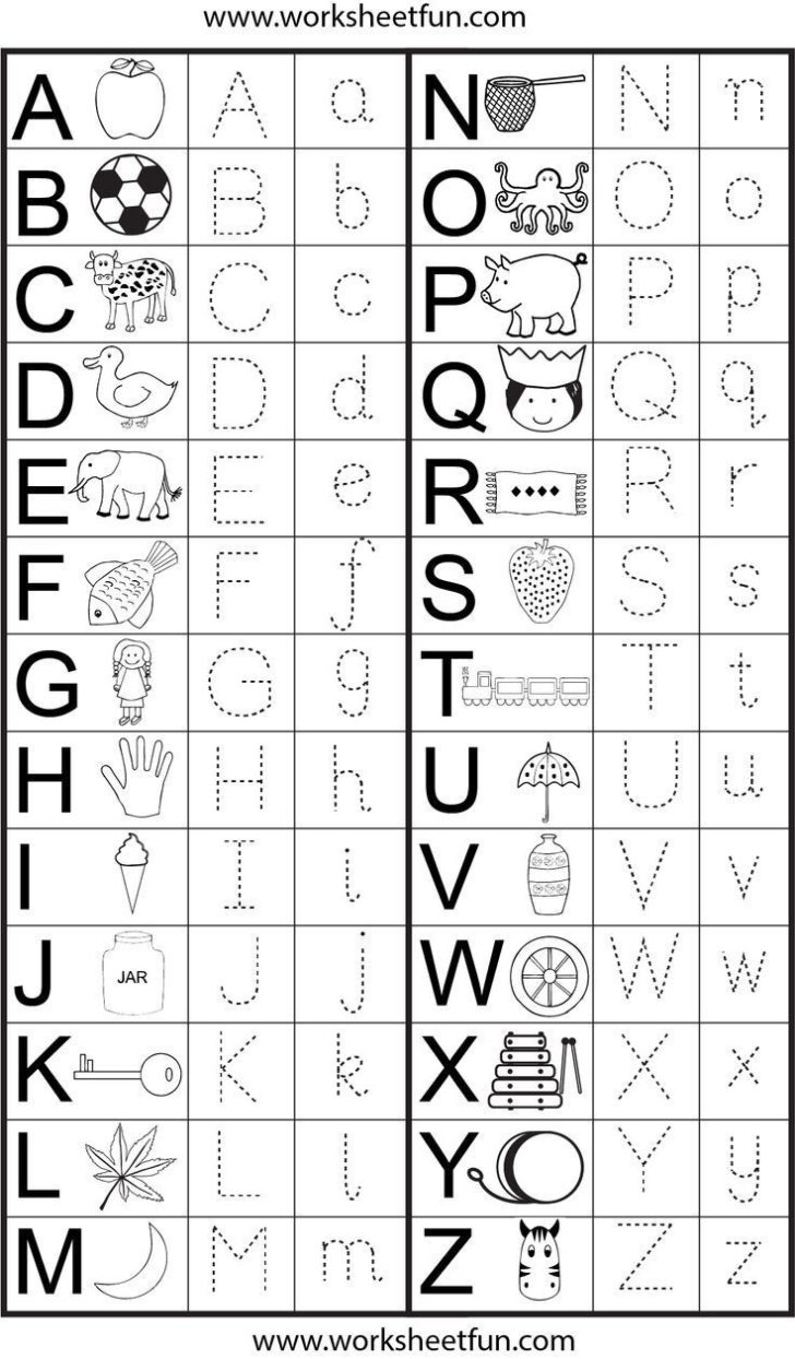 Kindergarten Alphabet Activities Free Printable