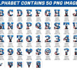 Captain America Alphabet Letters With Printable Captain America Alphabet Letters