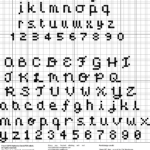 Chart | Pdxstitch For Free Printable Cross Stitch Alphabet