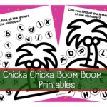 Chicka Chicka Boom Boom Printables • Yogalore And More Activities Within Chicka Chicka Boom Boom Alphabet Printable