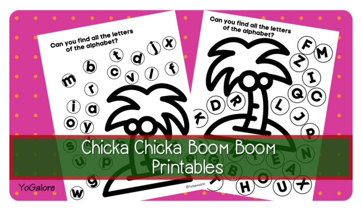 Chicka Chicka Boom Boom Alphabet Printable