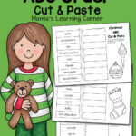 Christmas Abc Order Worksheets: Cut And Paste!   Mamas Learning Corner With Regard To Free Printable Christmas Alphabet Worksheets