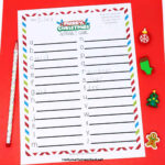 Christmas Alphabet Game For Easy Holiday Fun (Free Printable) With Free Printable Christmas Alphabet Game