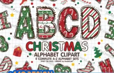 Christmas Alphabet Letters, Individual Christmas Alphabet Letters regarding Christmas Alphabet A To Z Printable