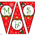 Christmas Decor | Vanitha Made Me Pertaining To Banner Cut Out Christmas Alphabet Letters Printable