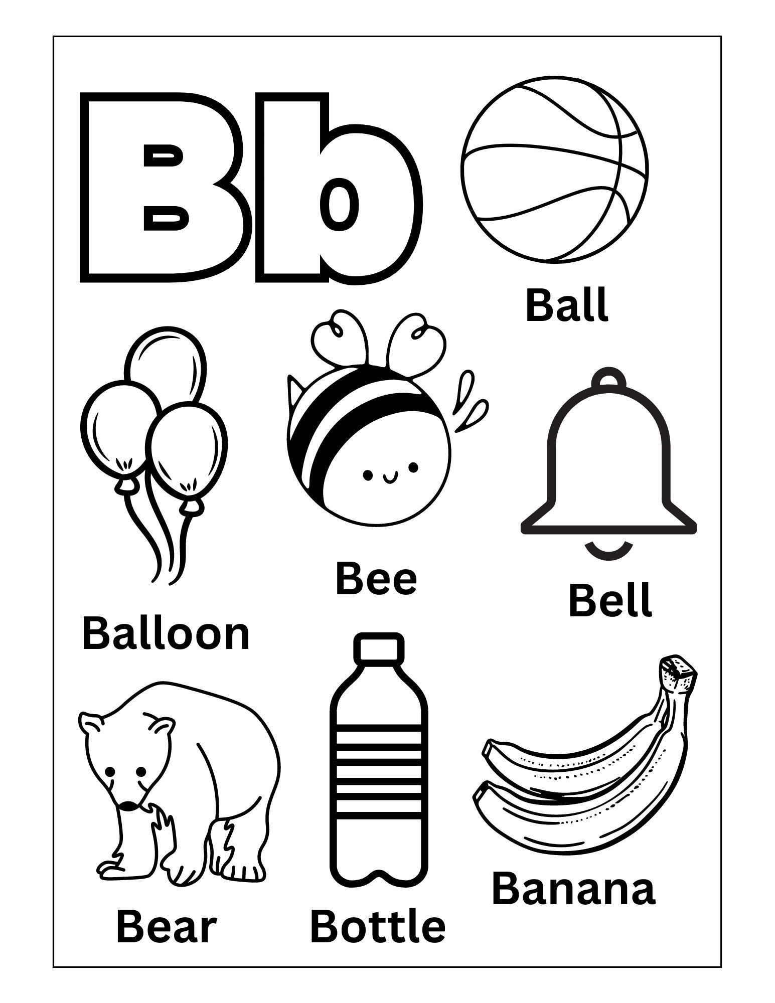 Colorful Abcs: Printable Alphabet Coloring Pages within Preschool A To Z Alphabet Coloring Pages Printable