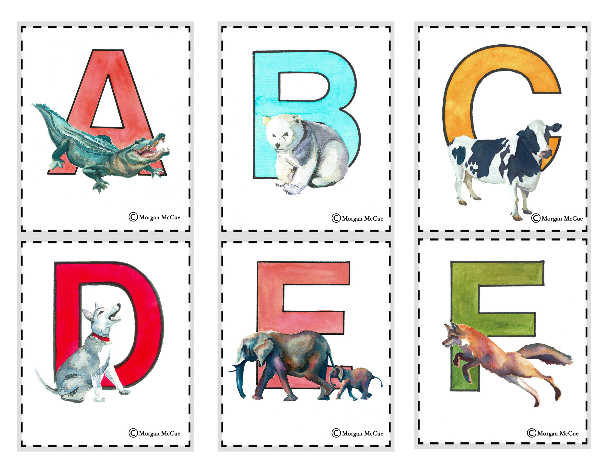 Corona Craft #5 - Alphabet Animal Printable - Morgan Mccue Artist throughout Alphabet Animal Letters Printable