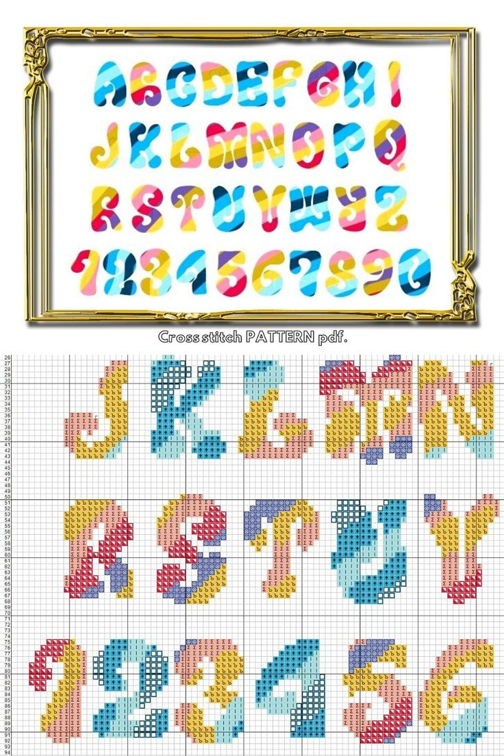 Crossstitchbynatasha - Etsy in Printable Cross Stitch Alphabet Patterns