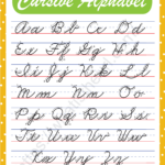 Cursive Alphabet (Free Download)   Deped Click   Worksheets Library With Regard To Printable Cursive Alphabet With Arrows