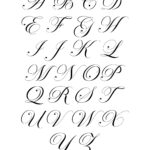 Cursive Alphabet Printable: Royal Fancy Letters Intended For Printable Script Alphabet Letters