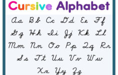 Cursive Alphabet – Superstar Worksheets within Printable Handwriting Alphabet Letters