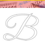 Cursive Letter Stencils Free Printable With Printable Cursive Alphabet Stencils