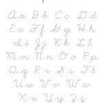 Cursive Writing Practice Sheets (Pdf)   Readingvine For Cursive Alphabet Tracing Printable