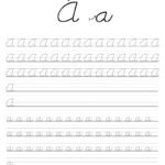 Cursive Writing Practice Sheets (Pdf)   Readingvine Regarding Free Printable Cursive Alphabet Practice Sheets