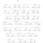 Cursive Writing Practice Sheets (Pdf)   Readingvine With Regard To Cursive Letters Alphabet Upper Case And Lower Case Printable