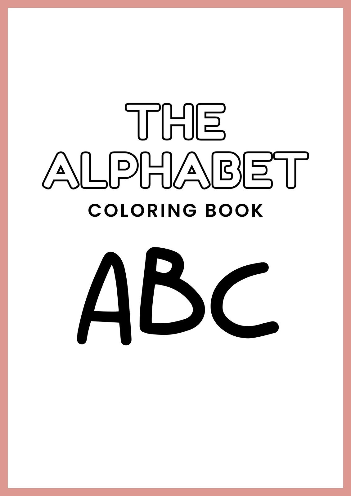 Customize 1,042+ Alphabet Worksheet Templates Online - Canva with Printable Alphabet Book Template