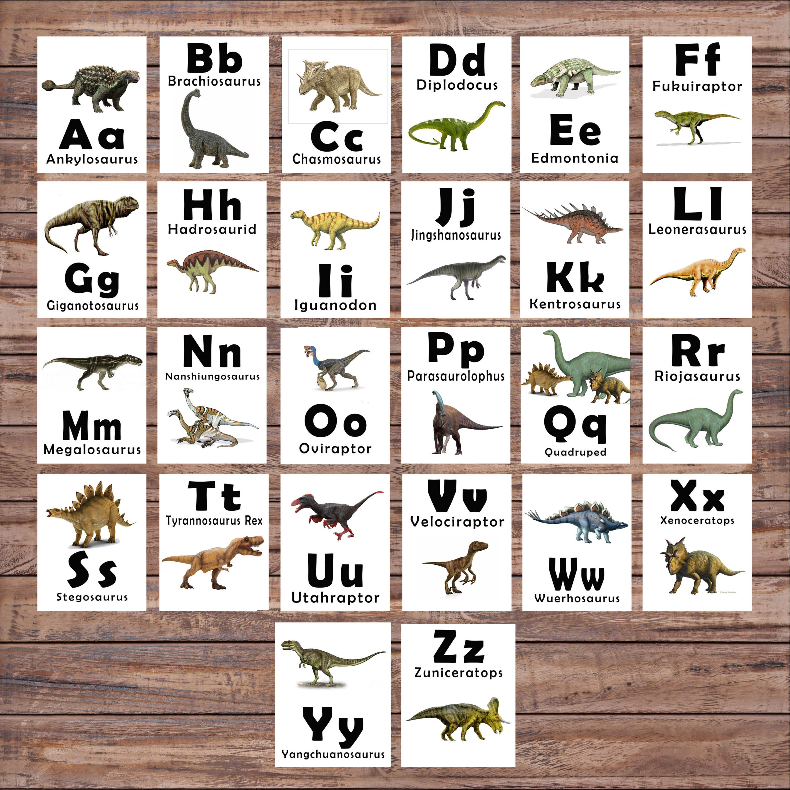 Dinosaur Abc Printable Flash Cards, Learning Toys, Dinosaurs throughout Printable Dinosaur Alphabet Flash Cards
