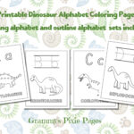 Dinosaur Alphabet Coloring Pages26 Printable Coloring Pages For Dinosaur Alphabet Book Printable