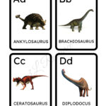 Dinosaur Alphabet Flash Cards Homeschool Printables Preschool With Printable Dinosaur Alphabet Flash Cards