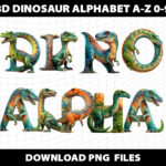 Dinosaur Letters Alphabet Numbers Preschool Kindergarten Bundle In Printable Dinosaur Alphabet Letters