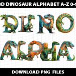 Dinosaur Letters Alphabet Numbers Preschool Kindergarten Bundle Regarding Dinosaur Alphabet Letters Printable